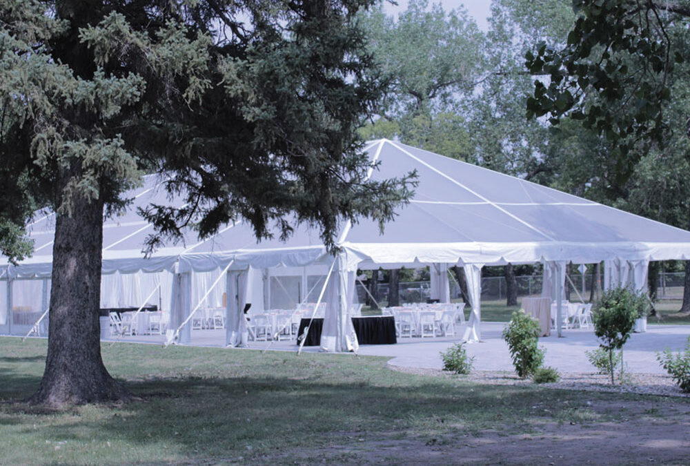 Outdoor Stage Area & East Grassed Lot