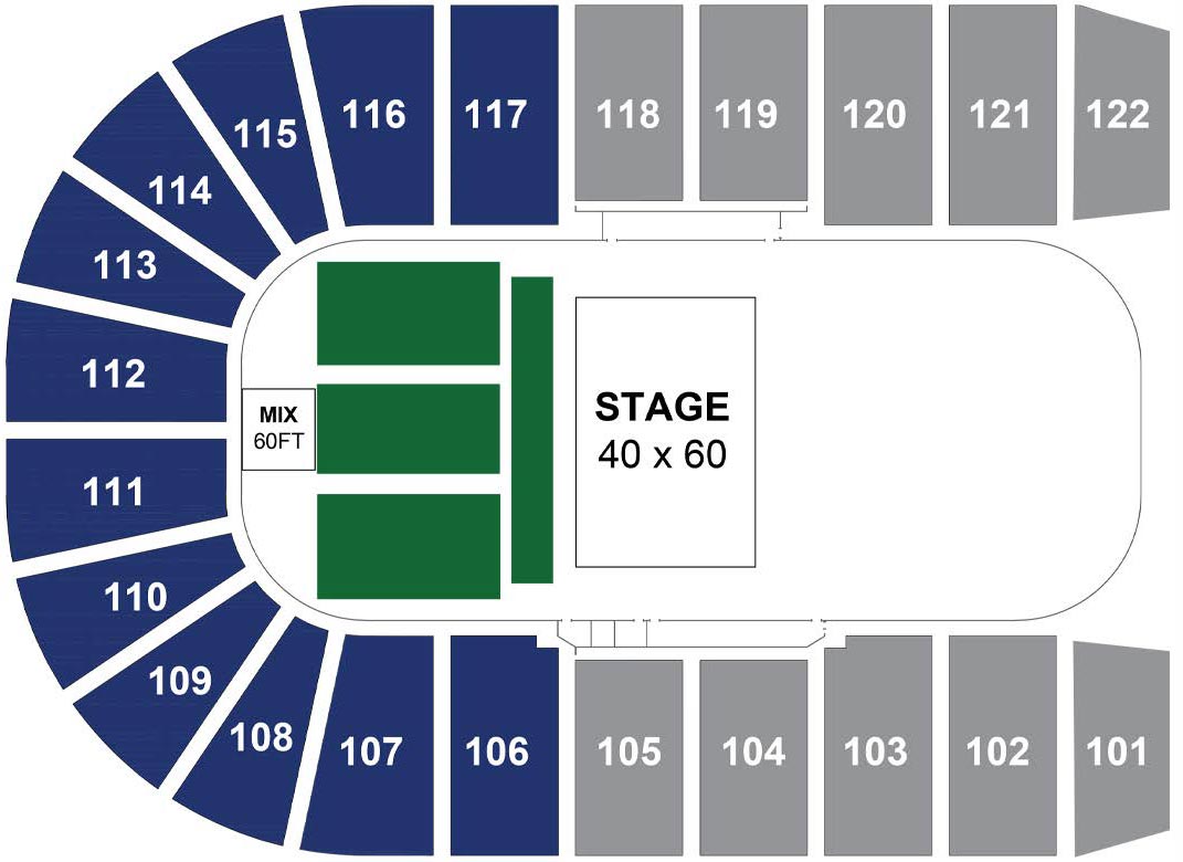 Westoba Place Seating Map - Half Bowl