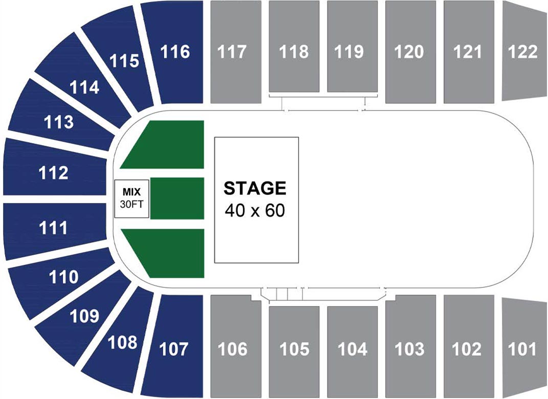 Westoba Place Seating Map - Theatre