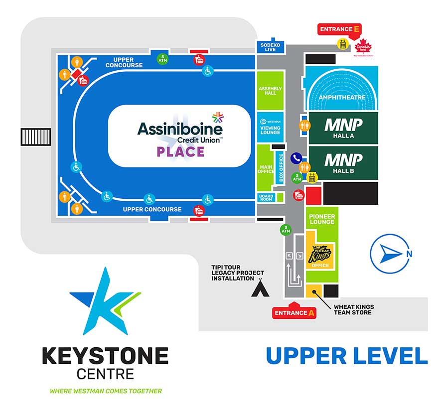 Keystone Centre Map