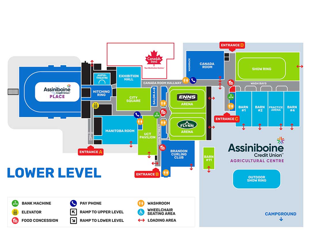 Keystone Centre Map