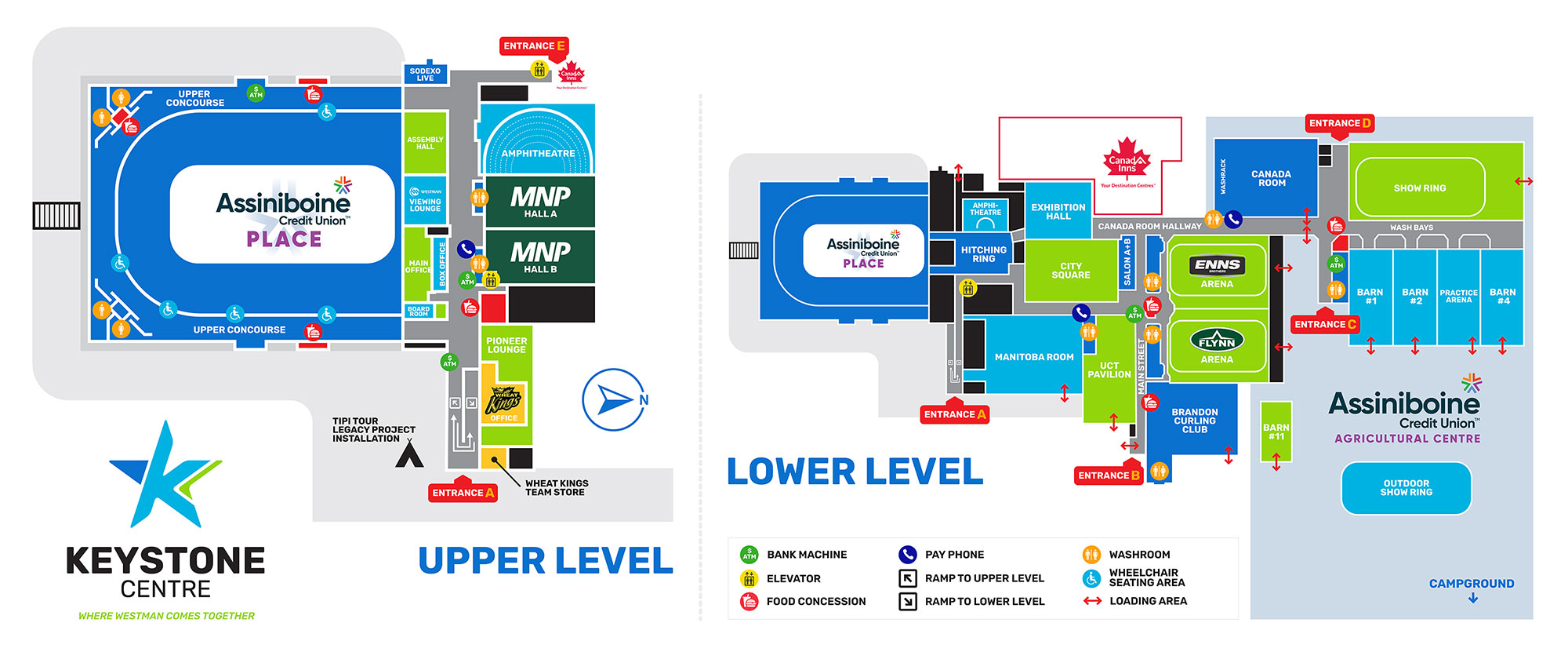 Keystone Centre Map
