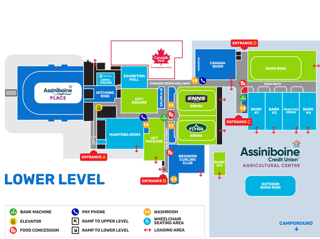 Keystone Centre Map