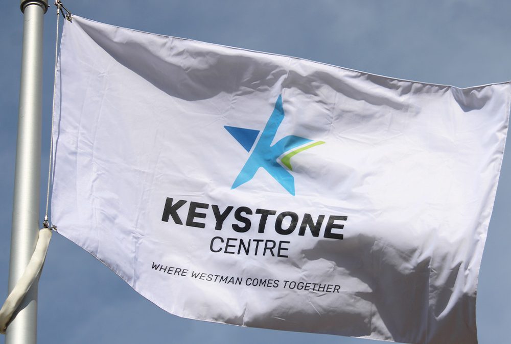 Keystone Centre Flag Raised at City Hall