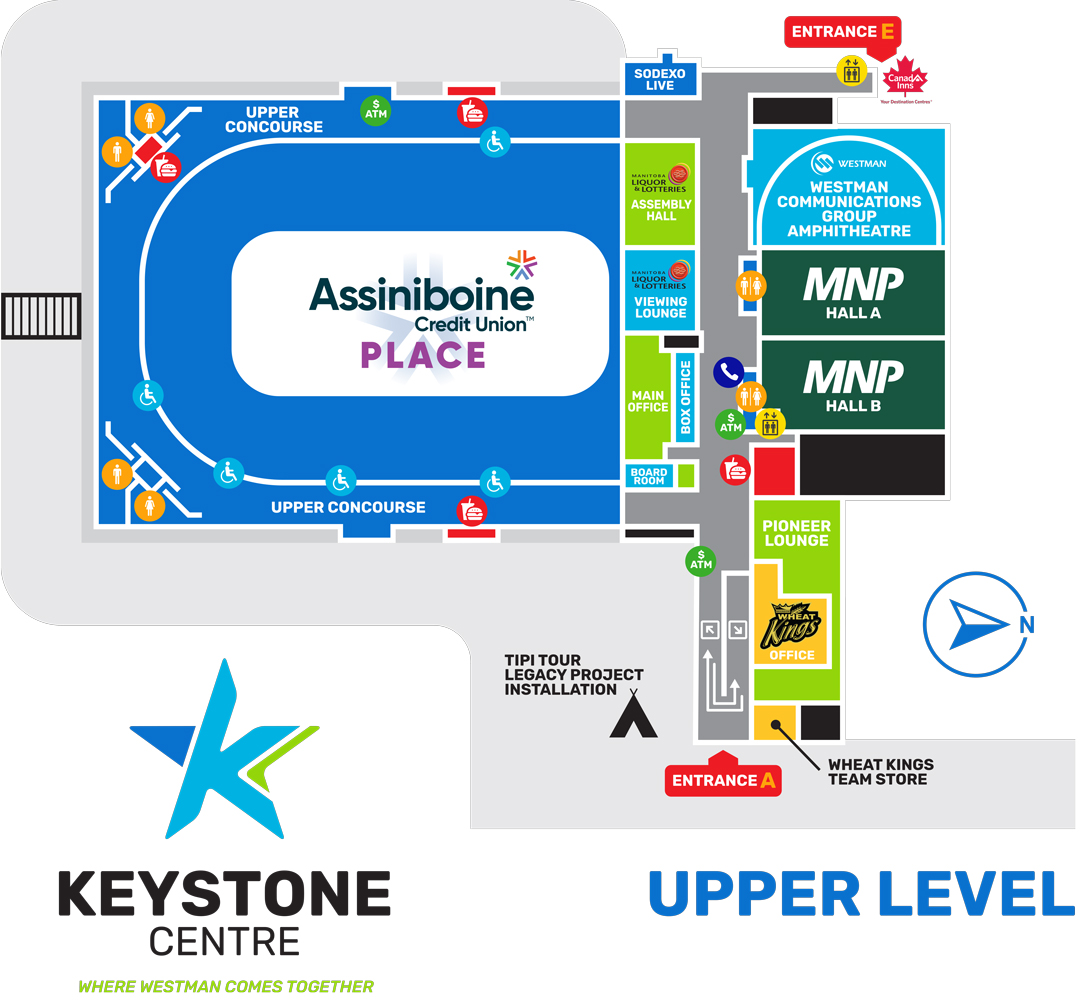 Keystone Centre Map