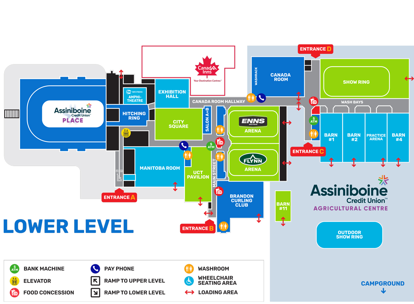 Keystone Centre Map