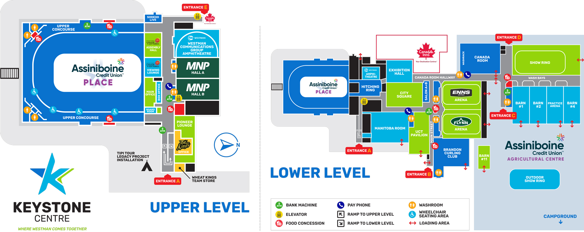 Keystone Centre Map
