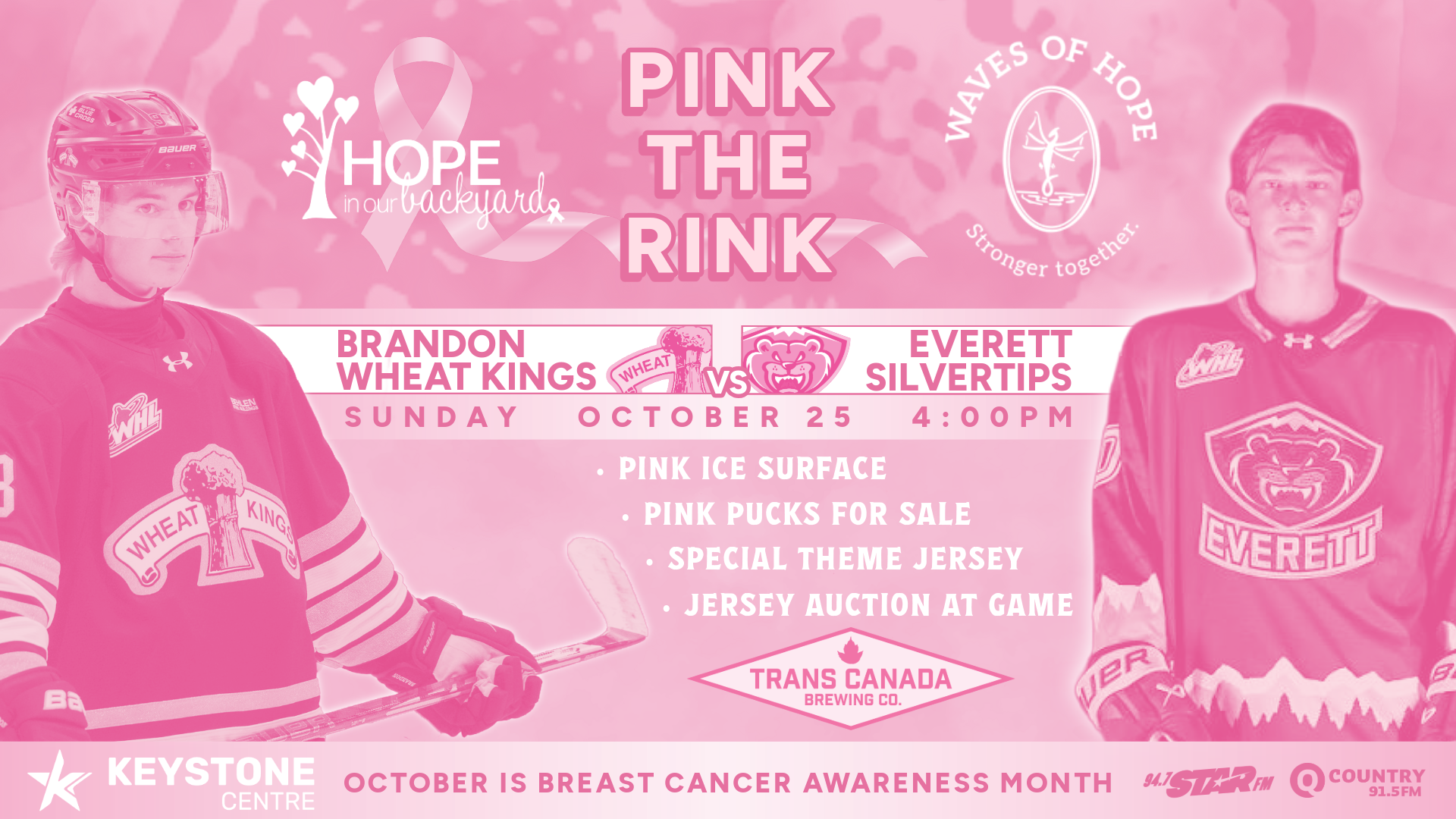 PINK THE RINK JUMBO TV